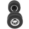 Dilwe 1/14 RC Rear Axle Tire RC Accessories, Non Powered Rear Axle Tire 10 Hole Wheel Hub RC Tractor Trailer DIY Modification Parts RC Car Replacement Parts view 4