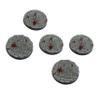 War World Gaming 40mm Round Dungeon one Resin Bases x5 for 20-28mm Scale Miniatures & Figures,5 x 40mm view 1
