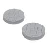 War World Gaming 40mm Round Dungeon one Resin Bases x5 for 20-28mm Scale Miniatures & Figures,5 x 40mm view 4