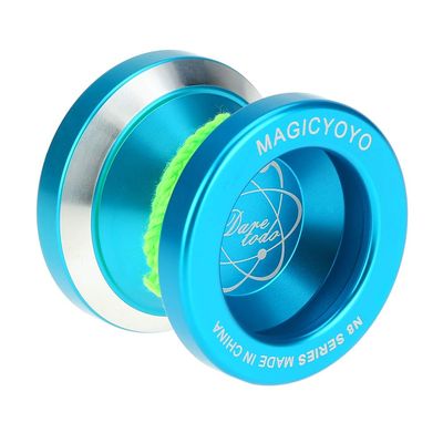 GoolRC Professional Yoyo N8 Aluminum Alloy Metal Yoyo 8 Ball KK Bearing with Spinning String for Kids Blue
