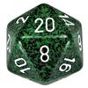 Chessex 34mm Single Speckled Recon D20 Die, 20 Sides, Polyhedral Die, Table Game Accessories, Role Play, Dungeons and Dragons(D&D) view 2