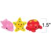 ArtCreativity Mochi Squishy Toy Sea Life Animals, Set of 24, Mini Squishies Soft Aquatic Mochis Toys for Kids, Under the Sea Party Favors, Ocean Party Goody Bag Fillers for Boys & Girls view 3