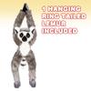 ArtCreativity Hanging Ring Tailed Lemur Plush Toy, 17.5 Inch Stuffed Ring Tailed Lemur with Realistic Design, Soft and Huggable, Cute Nursery Decor, Best Birthday Gift for Boys and Girls view 2