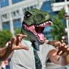 mikamax Dinosaur Mask, Realistic Dino Head, Halloween Dinosaur Animal Head Mask for Party, Christmas and Carnival, Latex Mask, Gift and Prop view 2