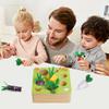NAODONGLI Wooden Montessori Learning Toys for 3+ Years Kids - Toddler Learning Toys with Shape Color Sorting Stacking Toys Wooden Puzzles Easter Basket Stuffers Gift for Toddler Boys Girls view 3