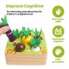 NAODONGLI Wooden Montessori Learning Toys for 3+ Years Kids - Toddler Learning Toys with Shape Color Sorting Stacking Toys Wooden Puzzles Easter Basket Stuffers Gift for Toddler Boys Girls view 4