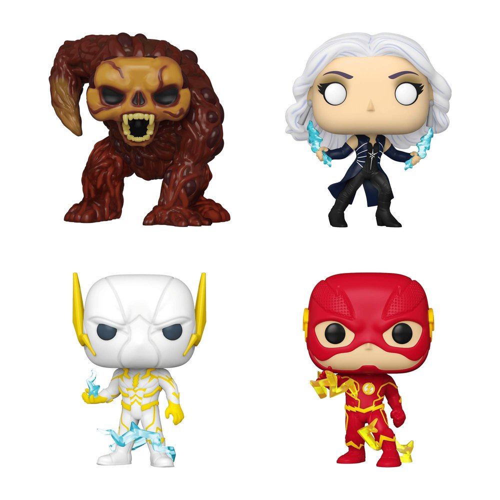Funko Pop! DC Comics The Flash Set of 4: The Flash, Killer Frost, Bloodwork and Godspeed