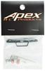 Apex RC Products Black Aluminum Front Bumper Set W/Shackles Compatible With Axial SCX24 SCX24-14 view 4