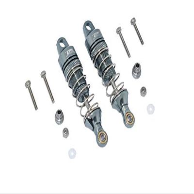 GPM for LOSI 1/18 2WD Mini-T 2.0 LOS01015 Aluminum Front Spring DAMPERS (50MM) -12PC Set (Gray)