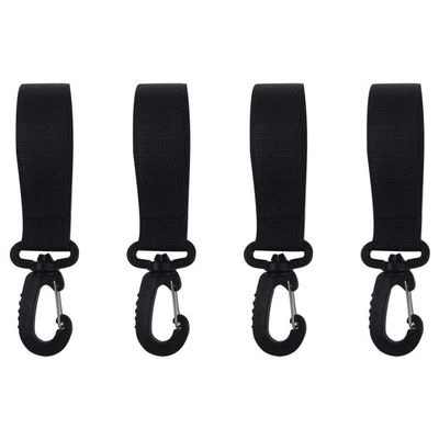 Pram Hooks 4 Pack Stroller Hanger Easy Install Stroller Hooks for Baby Carriage