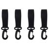 Pram Hooks 4 Pack Stroller Hanger Easy Install Stroller Hooks for Baby Carriage view 1