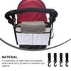 Pram Hooks 4 Pack Stroller Hanger Easy Install Stroller Hooks for Baby Carriage view 2