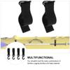 Pram Hooks 4 Pack Stroller Hanger Easy Install Stroller Hooks for Baby Carriage view 3