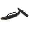 Alloy Front and Rear Bumper Set with Hooks 13805 for RC Hobby Car RedCat 1/10 Everest Gen7 Pro/Sport (Black) view 2