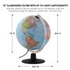 Waypoint Geographic Astronomer 2-in-1 Globe with Augmented Reality, 10 Illuminated World Globe, Smart Interactive Globe with Stand view 3