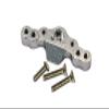 2pc Set Losi 1/18 2Wd Mini-T 2.0 Los01015 Aluminum Stabilizing Mount for Front Upper Arm Tie Rods by GPM (Silver) view 1