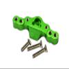 2pc Set Losi 1/18 2Wd Mini-T 2.0 Los01015 Aluminum Stabilizing Mount for Front Upper Arm Tie Rods by GPM (Green) view 1