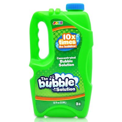 JOYIN 32 oz Concentrated Bubble Solution (Green) for Kids, Boys and Girls Summer Game, Party Favors, Summer Outdoor Fun, Educational Toys, and School Classroom Prizes