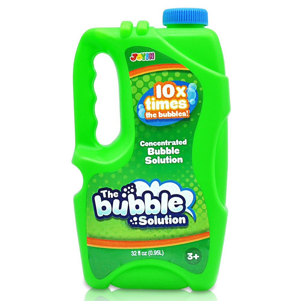 JOYIN 32 oz Concentrated Bubble Solution (Green) for Kids, Boys and Girls Summer Game, Party Favors, Summer Outdoor Fun, Educational Toys, and School Classroom Prizes