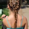 100 Pcs Baby Girls Hair Ties No Crease Hair Bands Elastic Ponytail Holders Thin Hair (2 mm x 2.5 cm,Light Brown) view 4