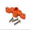 2pc Set Losi 1/18 2Wd Mini-T 2.0 Los01015 Aluminum Stabilizing Mount for Front Upper Arm Tie Rods by GPM (Orange) view 1