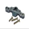 2pc Set Losi 1/18 2Wd Mini-T 2.0 Los01015 Aluminum Stabilizing Mount for Front Upper Arm Tie Rods by GPM (Gray) view 1