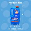 JOYIN 2 Bottles Bubbles Refill Solutions 64 oz (up to 5 Gallon), Concentrated Solution for Bubble Machine, Gun, Wand Refill Fluid Summer, Easter Toys(Blue) view 2
