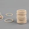 100pcs Baby Hair Ties Small Elastic Toddler Hair Ties Seamless Hair Bands Ponytail Holders for Kids Girls(2 mm x 2.5 cm,Beige Blonde) view 3
