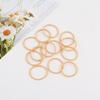 100 Pcs Baby Hair Ties - Gold Hair Bands for thin hair- No Metal Hair Elastics -Ponytail Holder for Kids(2 mm x 2.5 cm,Blonde) view 2