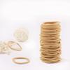 100 Pcs Baby Hair Ties - Gold Hair Bands for thin hair- No Metal Hair Elastics -Ponytail Holder for Kids(2 mm x 2.5 cm,Blonde) view 3