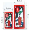 BIG TOAD, Large Size Big Size Korean Flower Card Game Hwatu Hwatoo Go Stop Card Game Set 1.88 x 3.14 inches Easy to Hold on Hand (Red Color) view 4