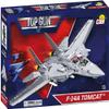 COBI Top Gun F-14A Tomcat Fighter Plane - 1:48 Scale 754 Piece Building Set with Maverick and Goose Figures view 2