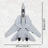 COBI Top Gun F-14A Tomcat Fighter Plane - 1:48 Scale 754 Piece Building Set with Maverick and Goose Figures view 3