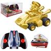 Carrera RC Nintendo Mario Kart 2.4 GHz Mini Collectible Radio Remote Control Toy Car Vehicle - Gold Mario view 1