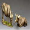King & Country Toy Soldiers Vietnam VN124 Pair of Water Buffaloes 1:30 Scale Pewter view 2