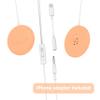 Baby Bump Headphones Marvelous Edition, Plays and Shares Music, Sound and Voices to The Womb, Prenatal Speaker, Including bebon Tunes APP (Peach) view 2