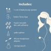 Baby Bump Headphones Marvelous Edition, Plays and Shares Music, Sound and Voices to The Womb, Prenatal Speaker, Including bebon Tunes APP (Ether Blue) view 3