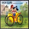 1893 Peugeot Cartoon 1 Union Island Postage Stamp view 1