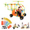 Tubelox STEM Building Toy Set - 220 Piece Life-Size Construction Kit for Kids | PVC Pipe Blocks for Forts, Towers & Creative Engineering Play | Durable Indoor/Outdoor STEM Toy | Ages 3+ view 1