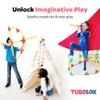 Tubelox STEM Building Toy Set - 220 Piece Life-Size Construction Kit for Kids | PVC Pipe Blocks for Forts, Towers & Creative Engineering Play | Durable Indoor/Outdoor STEM Toy | Ages 3+ view 3