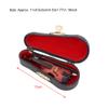 Evonecy Dollhouse Miniature Violin, Violin Model with Box Dollhouse Violin, 1:12 Miniature Instrument for Dollhouse Kids view 2