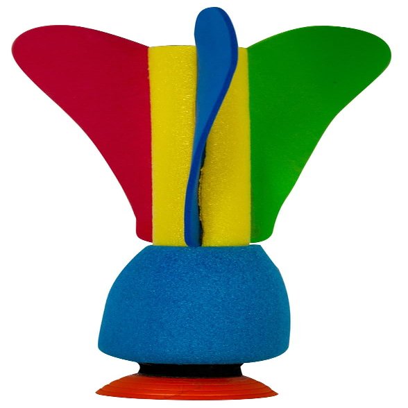 Unbekannt Paul Gnther 1554 Speed Throwing Game, Approx. 21.5 x 12 cm, Rocket Sticks to Smooth Surfaces, Fun for Children from 3 Years, Indoor and Outdoor Use, Ideal as a Gift, Multicoloured