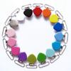 20Pcs Enamel Suspender Clips Metal Heart Pacifier Clips for Pacifier Holder Clip Bed Sheet Garment Mitten Making DIY Jewelry Accessories Mix 16 Colors view 2