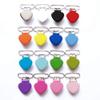 20Pcs Enamel Suspender Clips Metal Heart Pacifier Clips for Pacifier Holder Clip Bed Sheet Garment Mitten Making DIY Jewelry Accessories Mix 16 Colors view 3