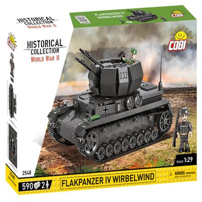 590 Pcs Historical Collection WWII /2548/ Flakpanzer Iv Wirbelwind