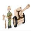 COBI Historical Collection World War II 7.5 cm PaK 40 German Anti-Tank Gun for 7+ years, Sand view 1