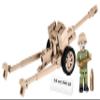 COBI Historical Collection World War II 7.5 cm PaK 40 German Anti-Tank Gun for 7+ years, Sand view 4