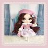 leoglint Blythe Doll Clothes, Dress Clothing for Blythe Doll 30 cm 1/6 Bjd Dolls Azone ICY Licca Doll (Pink) view 1