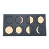 gudong Baby Montessori Science Toys 8 Moon Phases Changes Moon Figures Puzzle Toys for Children 3 Years Old Educational Learning Gift,25*13*1.5cm view 4