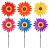 6pcs Sunflower Lawn Pinwheels Wind Spinners Large Windmill Pinwheel for Garden,Yard, Party Outdoor Decor (Sunflower Pinwheels) view 1